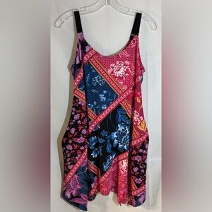 Lilac & London Floral Intimate Night Dress Women’s Size Large Adjustable Straps